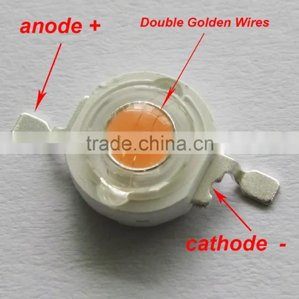 2017 Hotselling 3w Full Spectrum 400-840nm Led Grow Chip,45mil BridgeLux no PCB photo-2