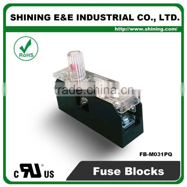 FB-M031PQ Panel and Din Rail Mounted 30A 1 Way Fuse Terminal Block photo-2