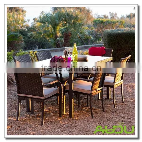 Chicago Patio Outdoor Garden Rattan Dining Set photo-2