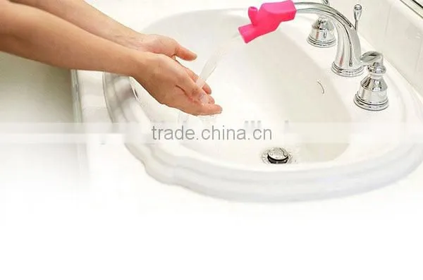 Silicone Children Kids Upc Water Faucet Extender Parts Accessory for Kitchen Bathroom Basin photo-5
