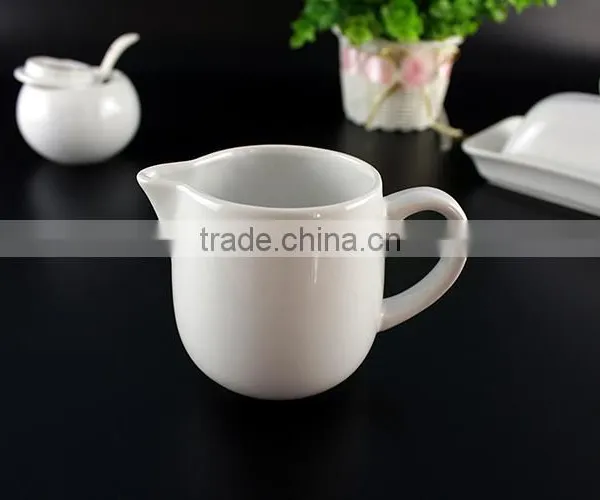 Factory Custom Design Your Own Dinnerware Porcelain Cruet Bottle / Plate With Lid / Milk Jug Ceramic Used Restaurant Dinnerware photo-2