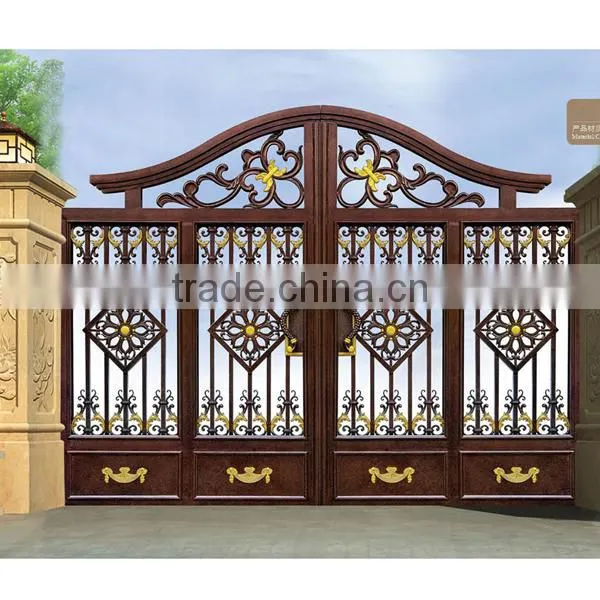 Home&Garden Main Gate Designs Modern Aluminum Garden Gate photo-5
