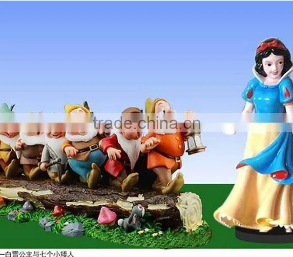 Strong Snow White With 7 Small Man Figure photo-5