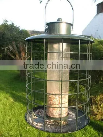 New Style Garden Metal Tube Seeds Hanging Bird Feeder photo-2