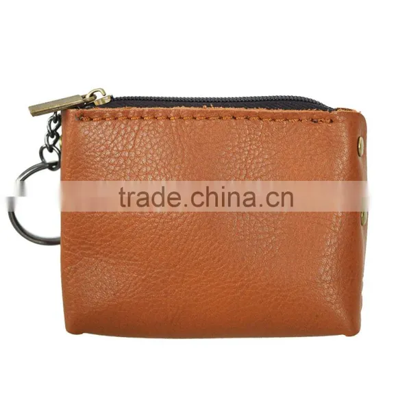 Full Grain Leather Wallet Men Coin Purse From Italy With Card Holder photo-4