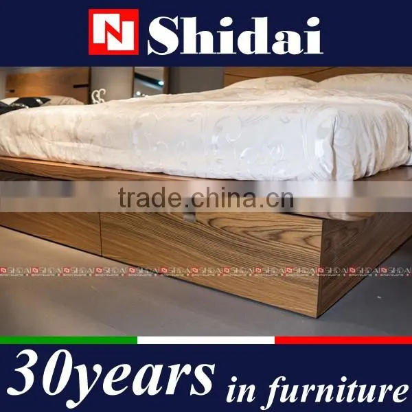 New Model Simple Design Wooden Bed With Four Drawers B-814 photo-5