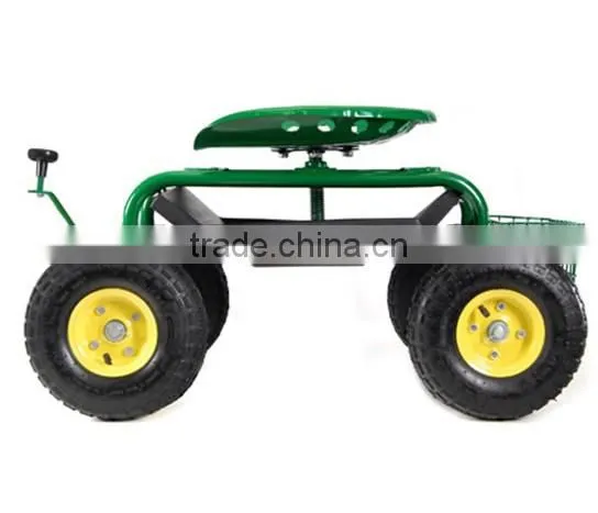 Rolling Garden Work Seat (Steerable With Pad) photo-6