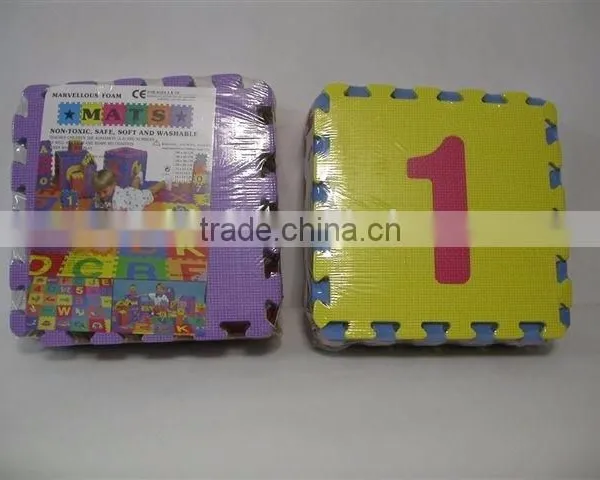 Non-toxic, Durable Baby EVA Foam Puzzle Mat - Animals, Numbers, Fruits, Vehicles, Geo Shapes photo-6
