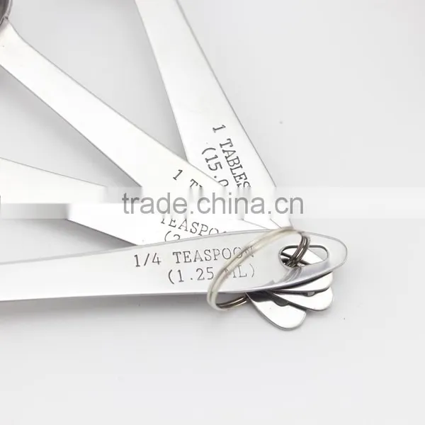 4-Piece Set Stainless Steel Measuring Spoons Kitchen Tools Tablespoon Teaspoon Set photo-4