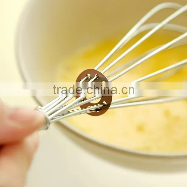 Cheap Elegant Whisk Stainless Steel Mini Egg Beater for Home photo-2