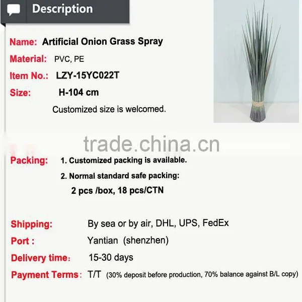 Autumn Feeling Harvest Bamboo Grass Synthetic Grass for Indoor and Outdoor Decoration photo-2