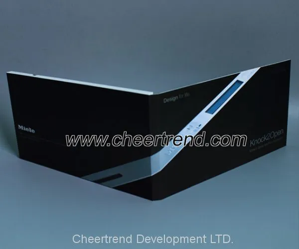 Newest Business Card With Italian Language 4.3'' Tft Lcd Video Business Card for Advertising photo-3