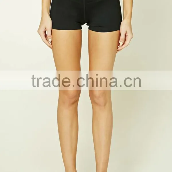 4 Way Stretch Custom Board Shorts Women Nylon Spandex Blend Active Stretch-Knit Dance Shorts photo-2
