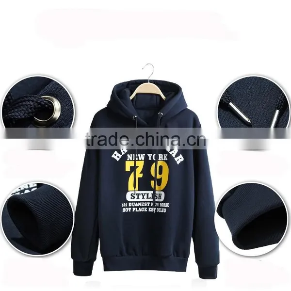 Fashion Printed Custom 100% Cotton Mens Hoodies photo-5