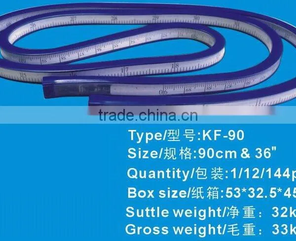 Kearing 90cm Flexible Curve Rulers 36'' Measuruing Tape for Sewing Market #KF90 photo-3
