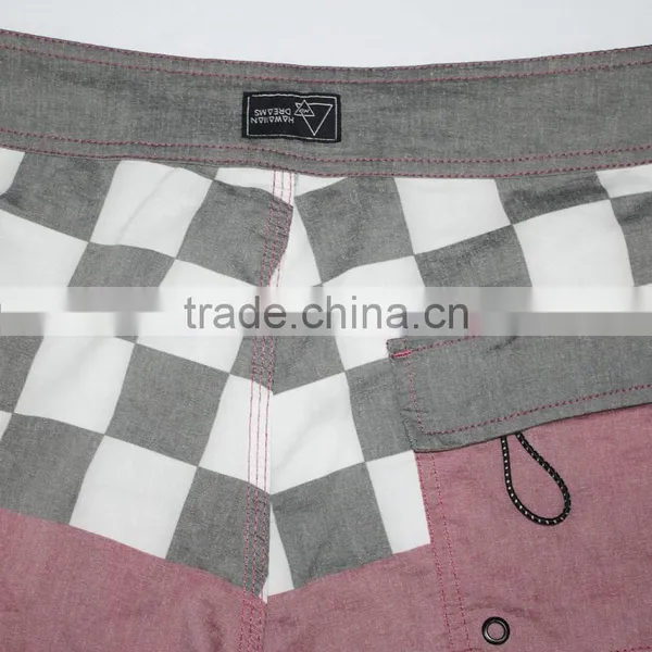 T/C Spandex Beach Shorts Soft Mens Swimwear Plus Size Swimming Trunks photo-5