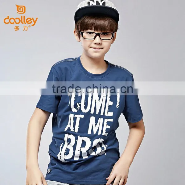2016 Wholesale t Shirt,100%cotton t Shirt for Boy,round Neck Summer Boy t Shirt photo-2