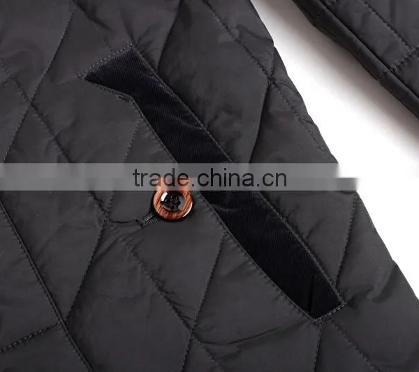 Custom New Design Fashionable Full Zipper Closure Cotton Padded DownJackets Blank Plain Mens Bomber photo-5