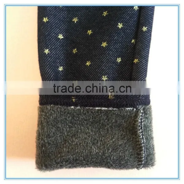 OEM Children Girls Winter Leggings, Children Fashion Winter Pants Plain Pants, Elastic Waist Leggings photo-6