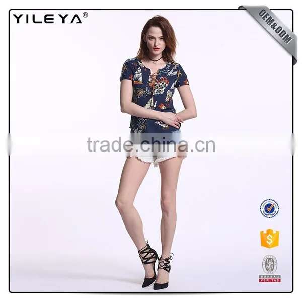 With Pattern Cheap Women Top,cheap Custom t Shirt,custom Logo t Shirt photo-3