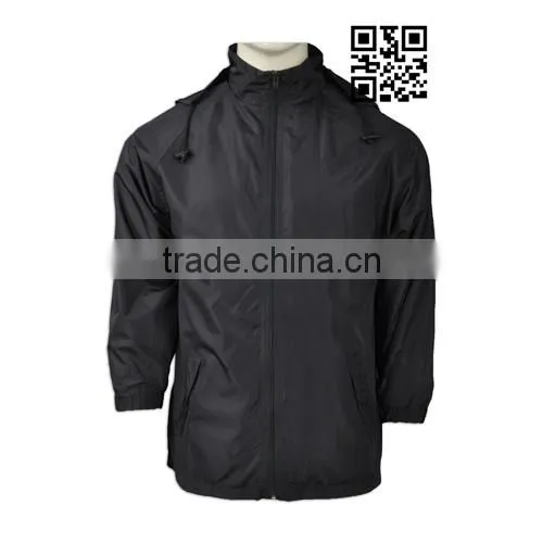 Customized Unisex Polyester Blank Windbreaker Jacket photo-3