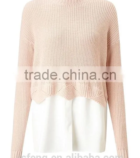 Hot Selling Girls' Knit Sweater Pullover Design photo-3