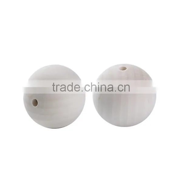 Cheap Nature Color Hinoki Wood Beads For Making Jewelry photo-3