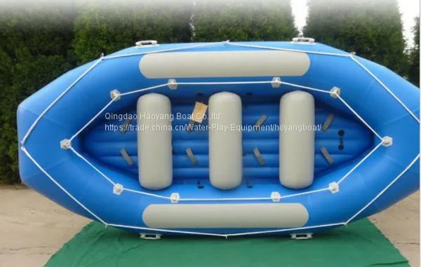 CE Self-bailing 1.8mm Pvc Floor Raft Boat photo-2