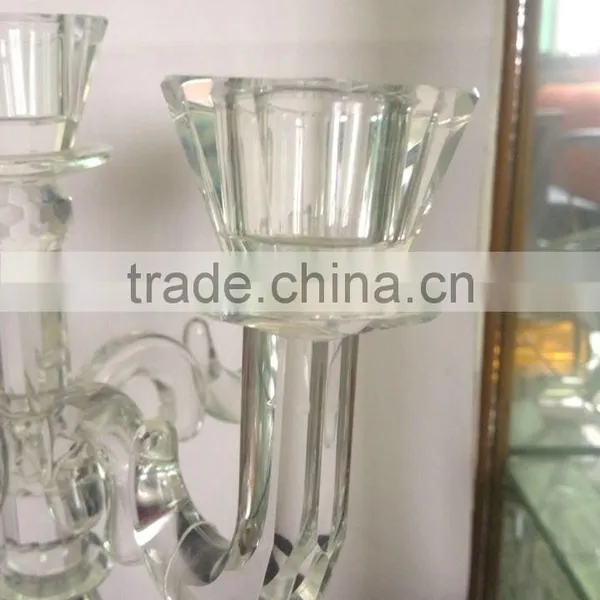 HOT SALE!!! Crystal Glass Candle Holder Crystal Glass Candelabra Wholesale Candle Holders photo-4