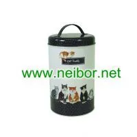Кофферектеновка для корма и лакомств для кошек, кованая коробка для корма для домашних животных