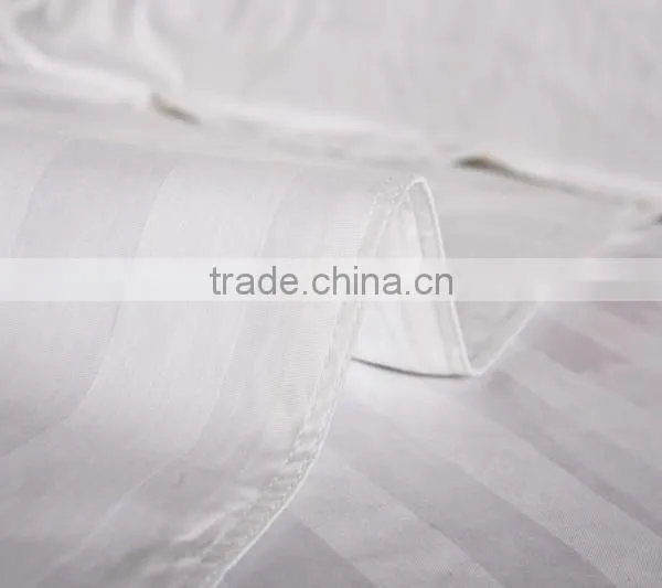 Factory Wholesale 100% Cotton 3cm Striped Hotel Bedding Set Bed Linen Sheet Sets photo-3