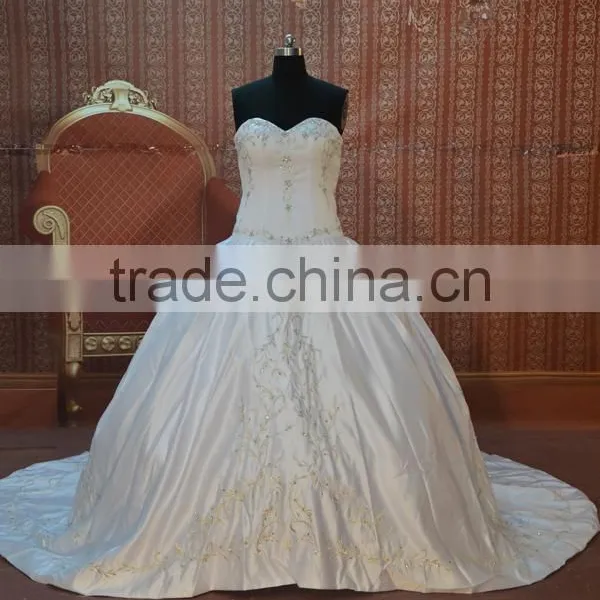 IN STOCK Off-The-Shoulder Ball Gown Wedding Dress Bridal Gown SW05