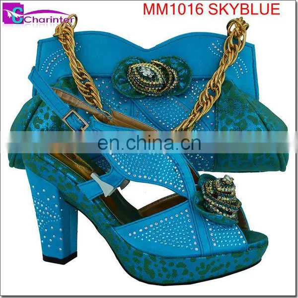 High Heels Women Shoe and Bag Bag and Shoes Set Women Shoes Matching Bag photo-5