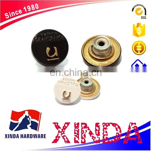 Popular Decorative Custom Metal Jeans Button photo-4