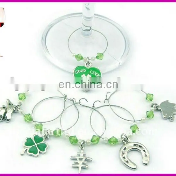 Promotional Fashion Wine Charms Beautiful for Various Bottles