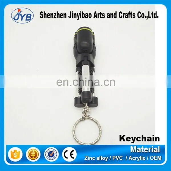 Plastic Mini Flashlight Mini Flashlight Keychain Light Triangle Bracket Corner Folding Flashlight Key Chain photo-3
