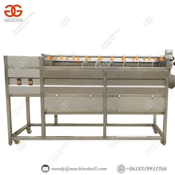 High Efficiency Fruit And Vegetable Washer Machine Easy Operation