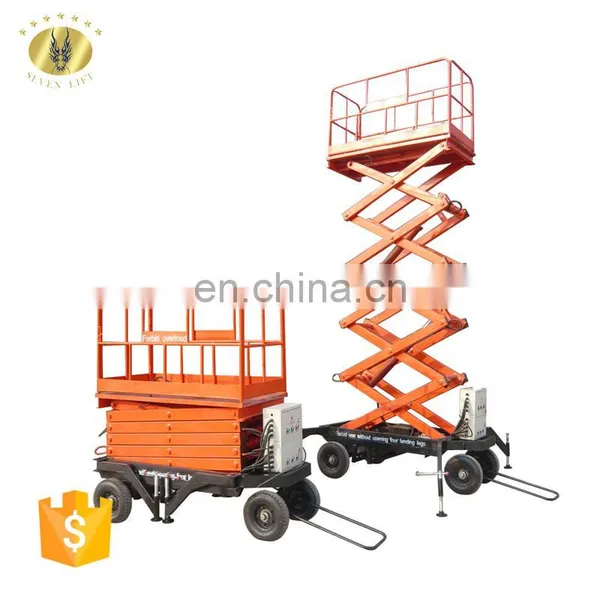 7LSJY Shandong SevenLift Portable Hydraulic 4m Electric Mini Scissor Lift photo-4