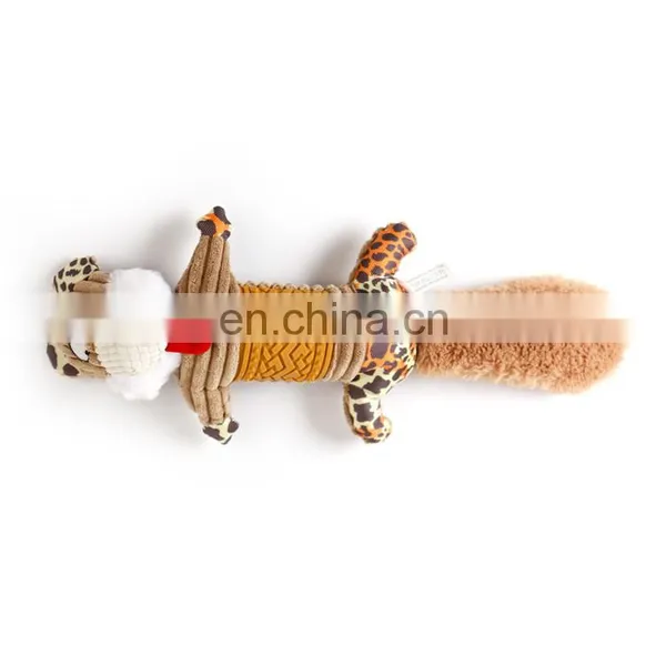 Funny Squeaking Dog Toy Stuffed Plush Playing Dachshund Dog Plush Toys photo-3