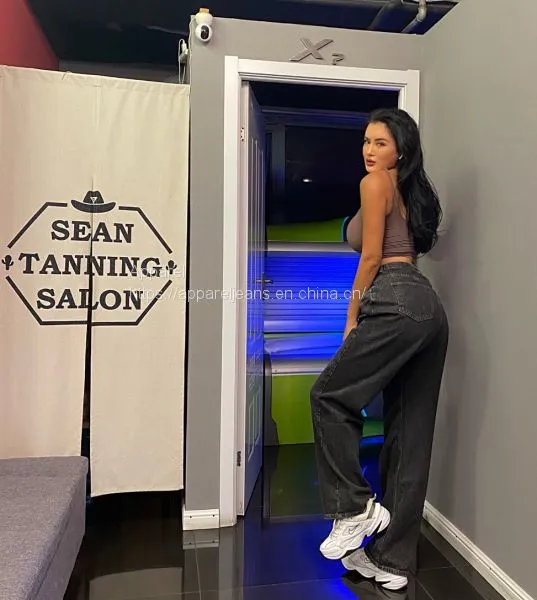 European and American Retro Large Skinny Jeans Can be Washed With High Waist and Wide Leg