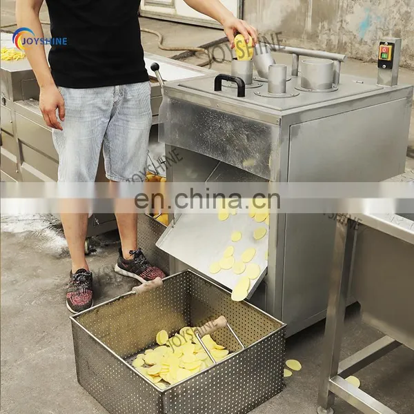 Snack Food Making Equipment Semi Automatic Plantain Chips Machine Small Potato Chips Machine Price photo-5