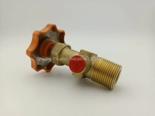 LPG Valve/ Brass Gas Self-closing Cylinder Valve /Angel Valve V5 photo-2