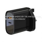 1 Type C(18W)+ 1 USB(18W) UK Plug Mobile Charger Mobile Charger Manufacturer Wholesale Mobile Phone Charger photo-4