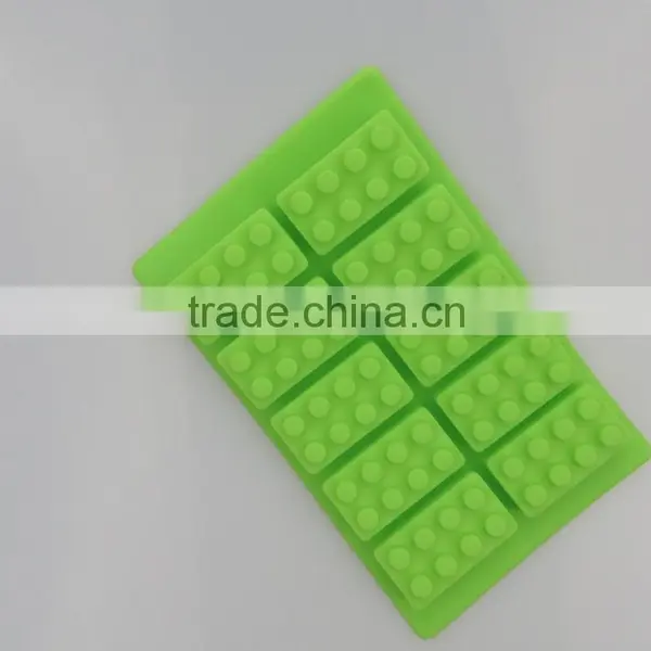 Lego Ice Mold Silicone Ice Cube Tray,10 Cavities Silicone Ice Tray photo-4
