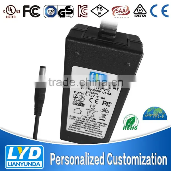 PSE CE GS Approval Adapter Best Quality Switching Power Supply 24V 2.5a 60w Supplier's Choice photo-2