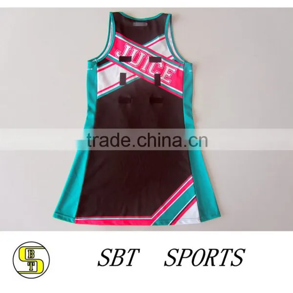 Netball Dress Sublimation Digital Print Uniform Latest Netball Dress photo-2