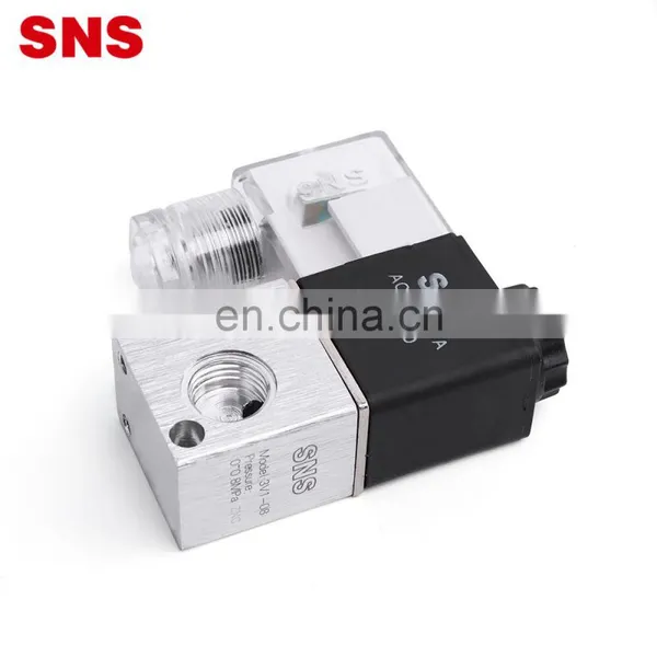 SNS 3V1 Series DC24V Normal Closed Hydraulic Pneumatic 2 Position 3 Way Control Solenoid Valve photo-3