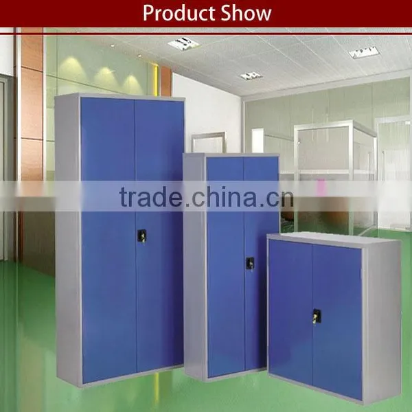 0.6mm 2 Door Steel File Cabinet Office Furniture Steel Cupboard 4 Moveable Shelf photo-2