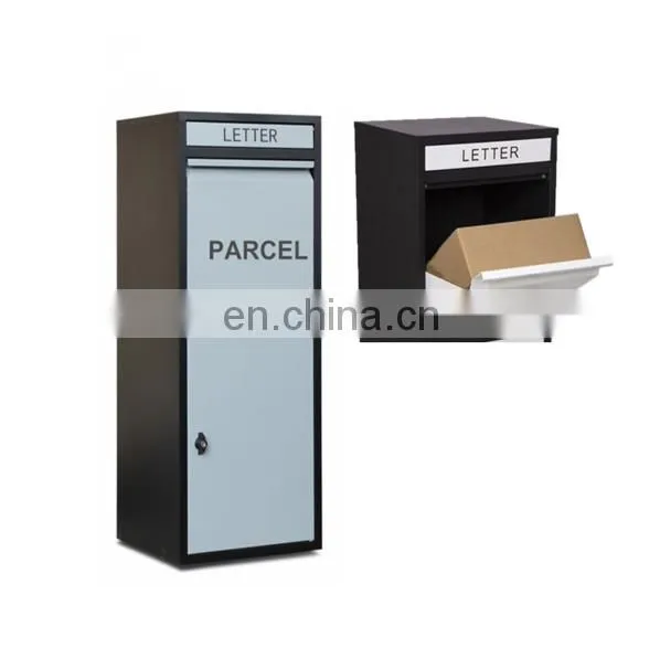 New Arrival Preorder Anti Theft Outdoor Wall Mount Detachable Metal Smart Mailbox Parcel Box for Residential Delivery Drop Box photo-3
