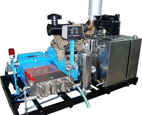 tank cleaning high pressure water jet pump,high pressure water jet blaster WM3Q-S(80lpm,1000bar)